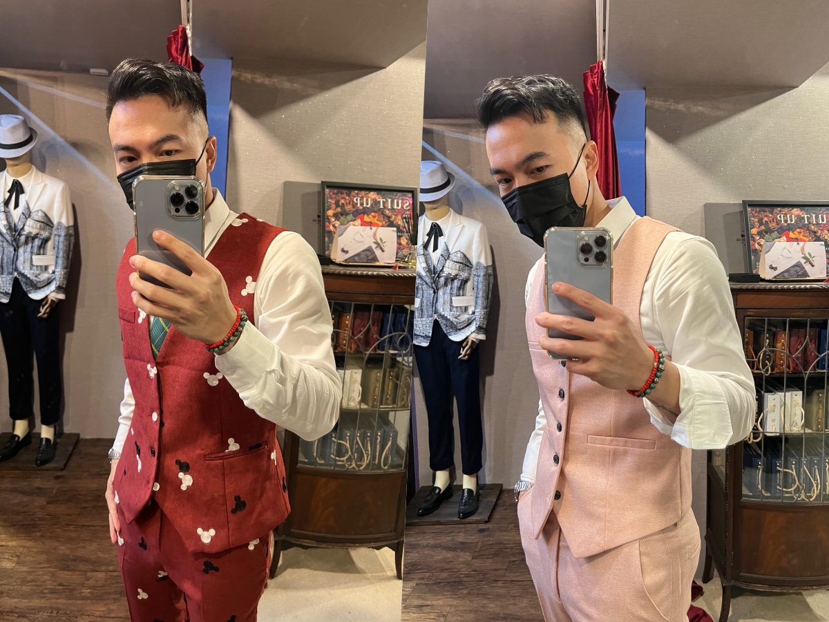 西裝｜紅色西裝 vs 粉紅西裝 哪套好看？？