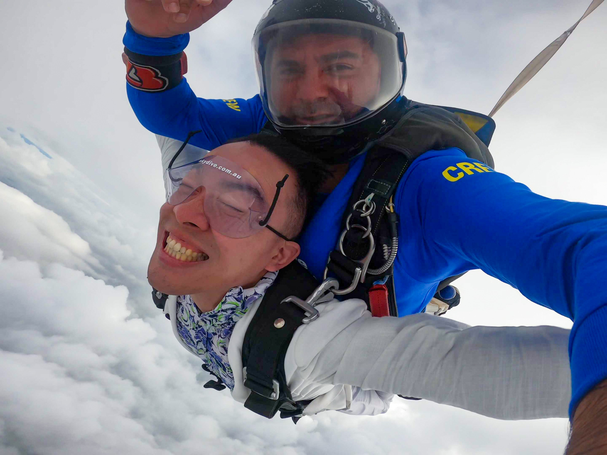 旅遊｜澳洲拜倫灣Skydive跳傘 15,000英尺一躍而下好興奮啊啊